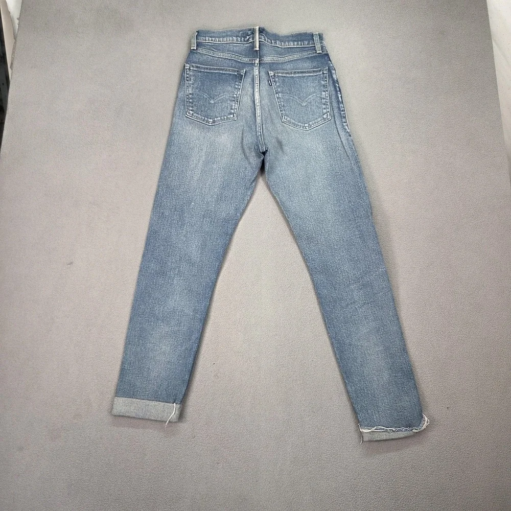 Levis Jeans Womens 26x29 Made Crafted Selvedge High Rise Raw Hem Made‎ Japan